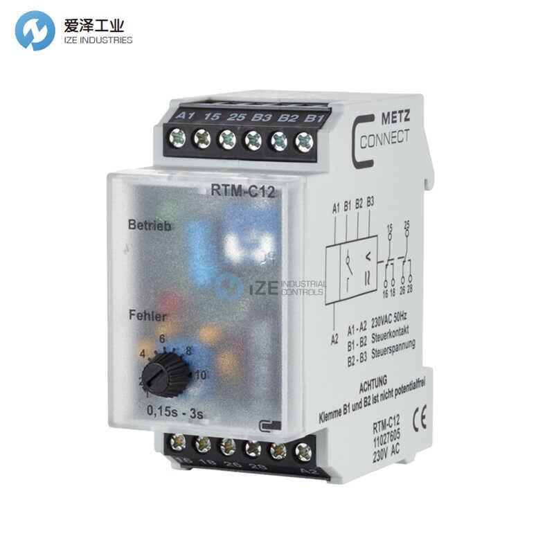 METZ CONNECT时间继电器RTM-C12 230VAC