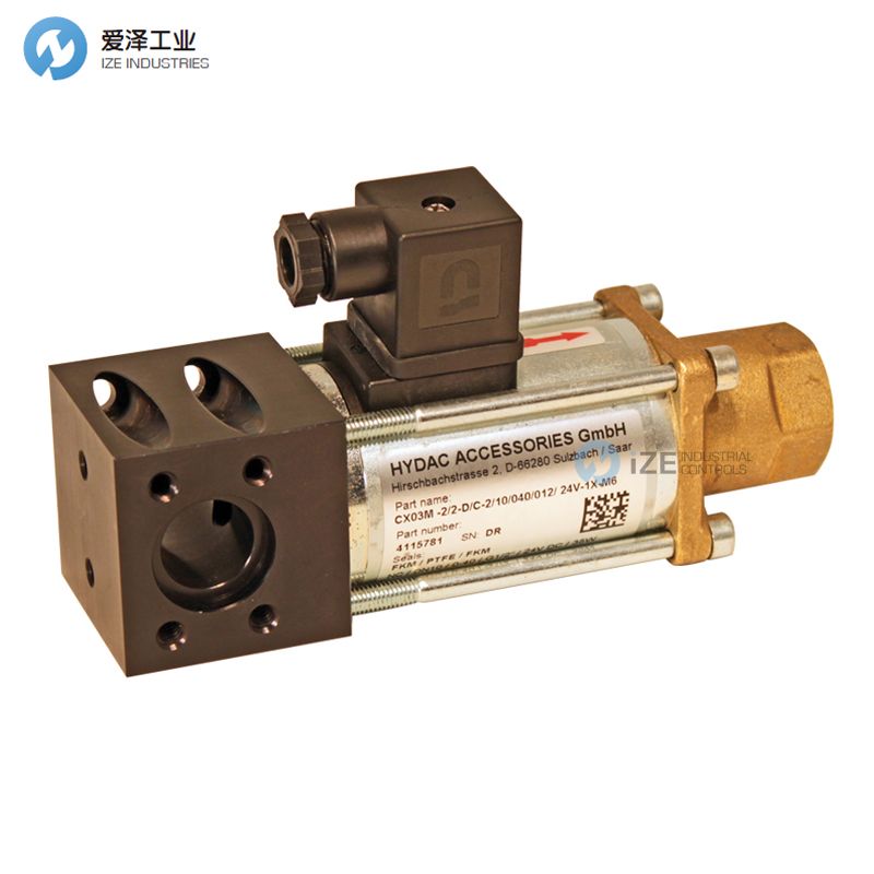 HYDAC同轴阀CX03M-2/2-D/C-2/20/040/034/ 24V-M12
